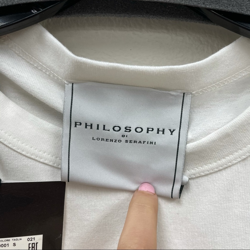 Philosophy di Lorenzo Serafini White T-shirt Small - Picture 4 of 5